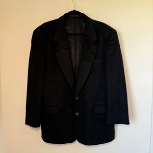 Fioravanti Couture Jacket Men's 48R Black Cashmere Classic Two Button